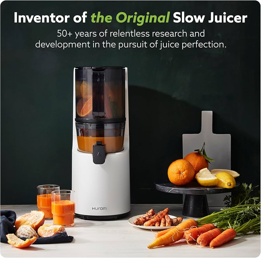 Hurom H200 Easy Clean Slow Juicer, Matte Black | Hands Free