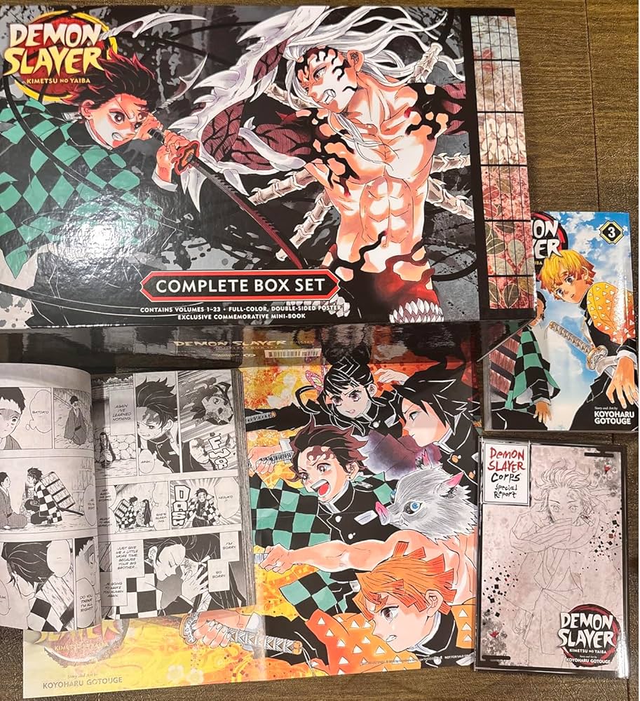 Demon Slayer Manga Box Set Kimetsu no Yaiba (Volumes 1–23