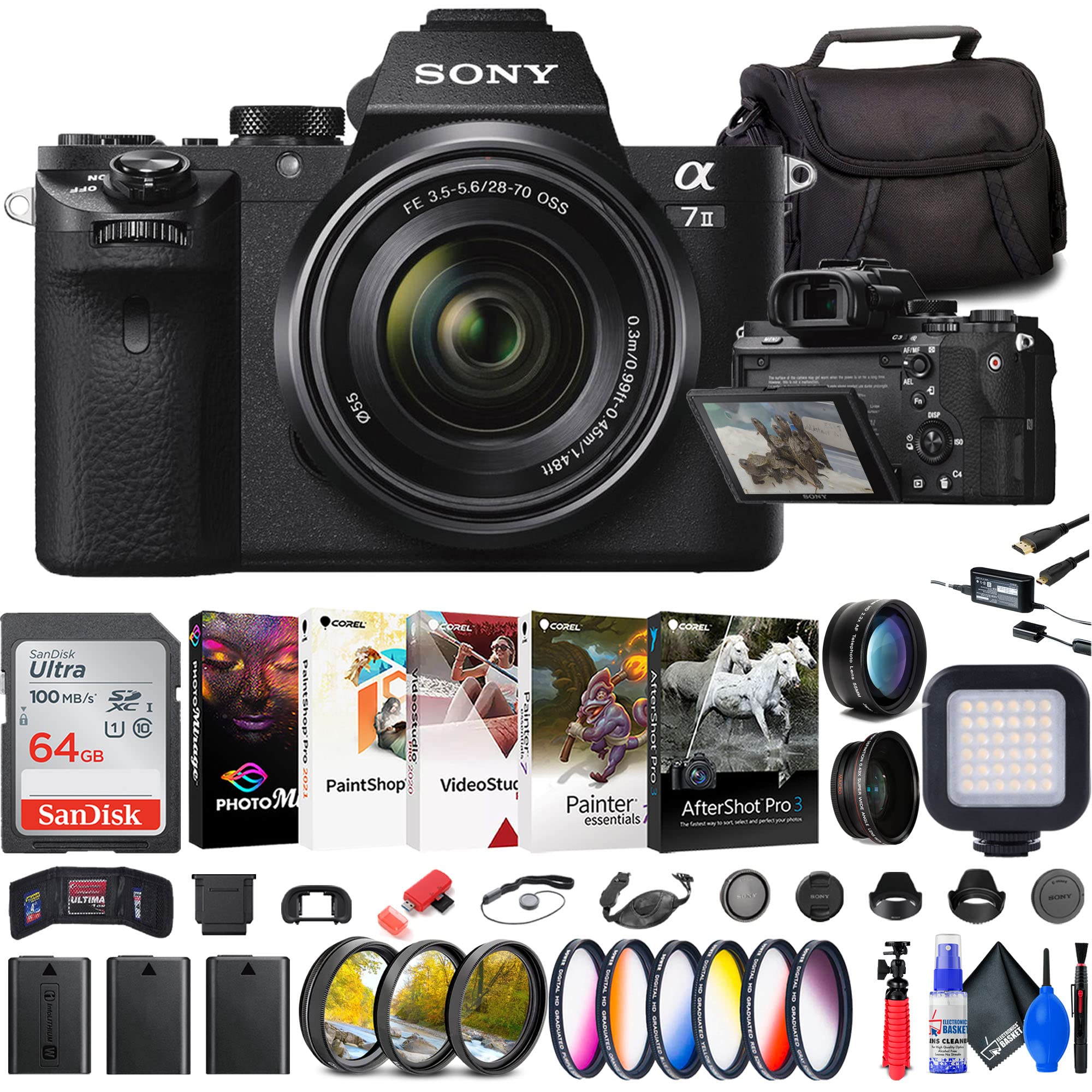 Amazon.com : Sony a7 II Mirrorless Camera with 28-70mm Lens