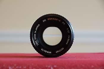 Amazon.co.jp: MINOLTA ミノルタ MC ROKKOR-PF 50mm F1.7 : 家電＆カメラ