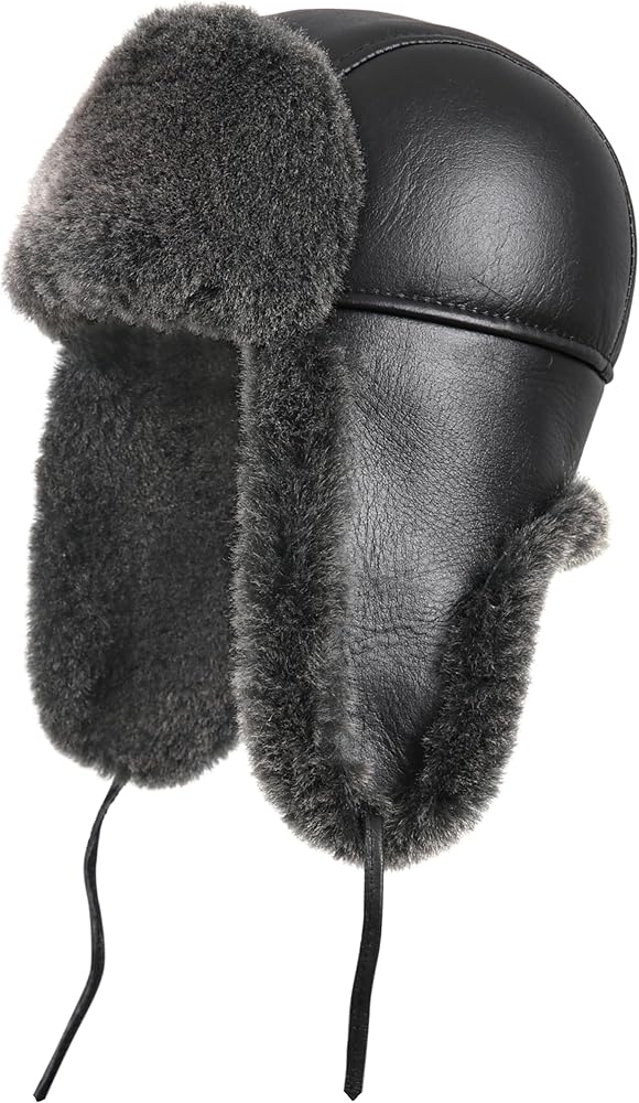 Amazon.com: Zavelio Unisex Shearling Sheepskin Leather Aviator