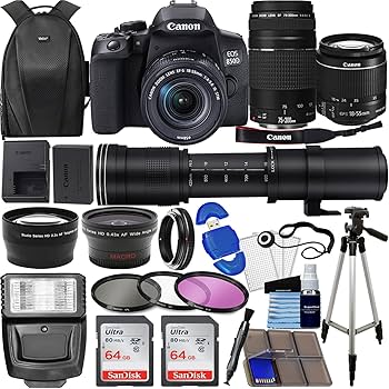 Amazon.com : Canon EOS 850D (Rebel T8i) DSLR Camera w/ 18-55mm