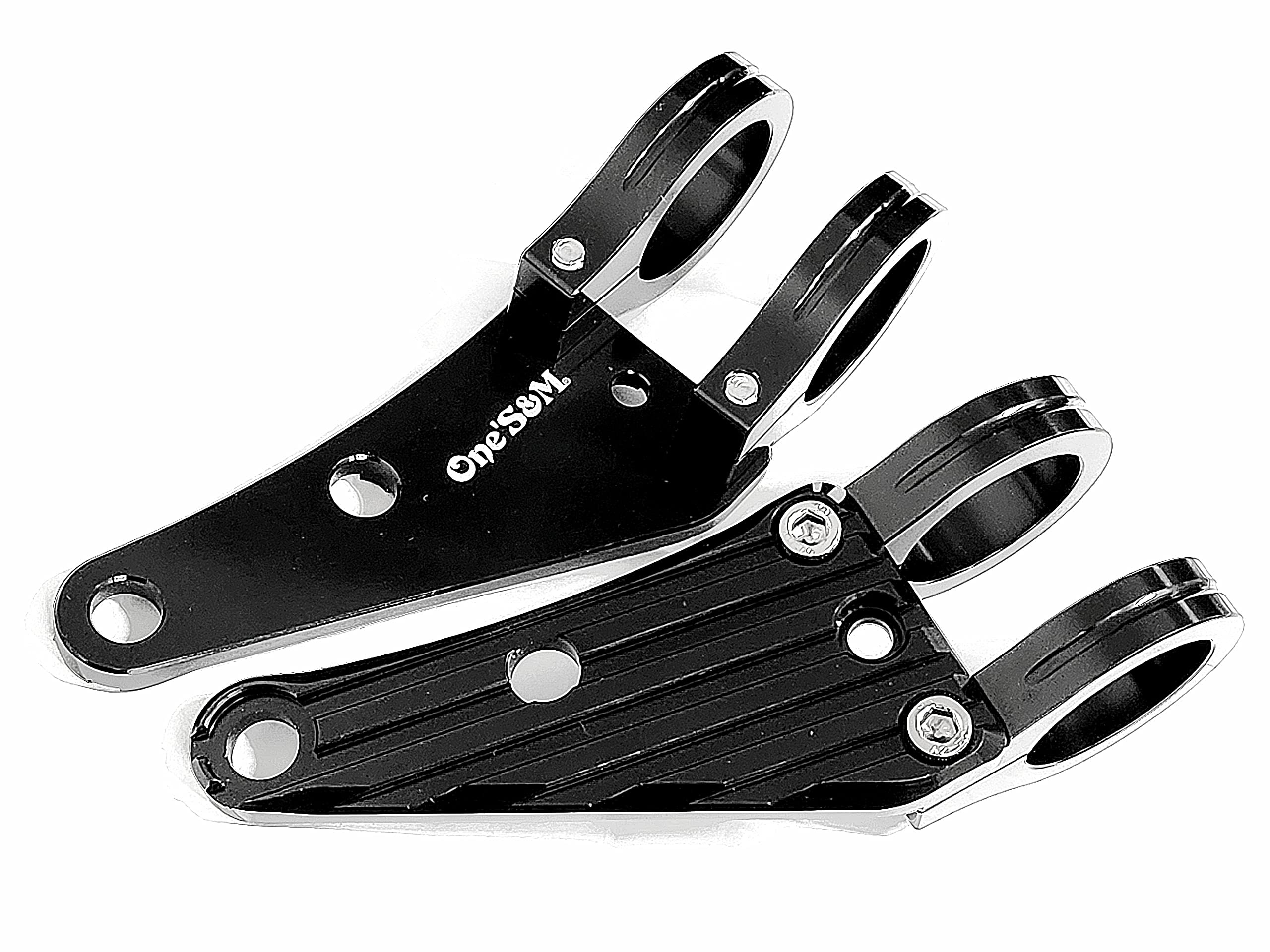 Amazon | ゆ H7-32BK ジュラルミン CNC ヘッドライトステー 32φ 32mm