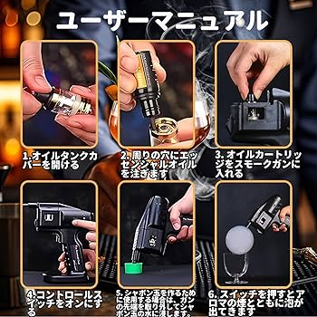 Amazon.co.jp: 燻製器 フレーバーブラスター スモーキングガン