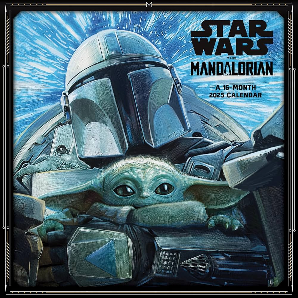 Amazon | 2025 スターウォーズ:マンダロリアン壁掛けカレンダー | 輸入