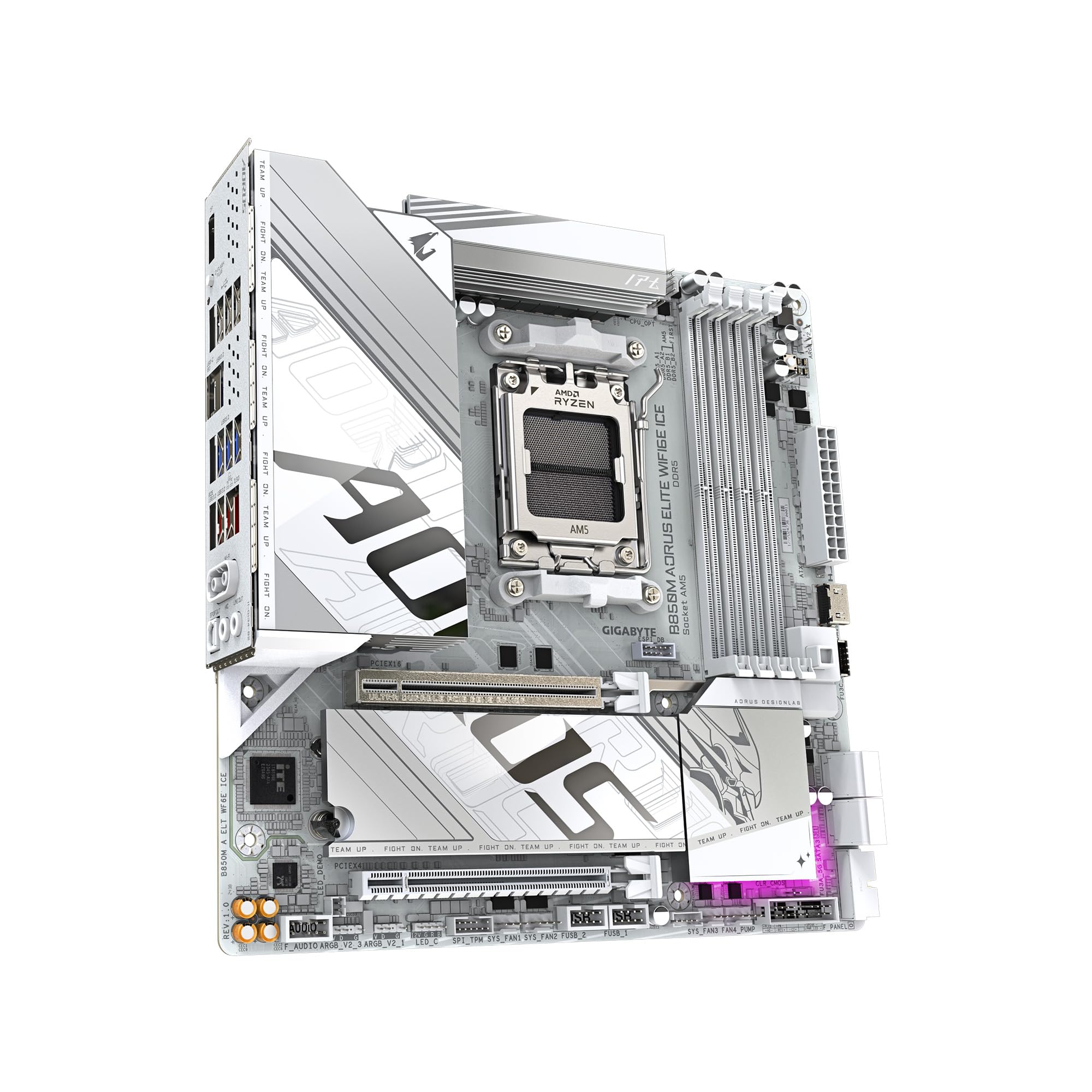 Amazon.co.jp: GIGABYTE B850M AORUS ELITE WIFI6E ICE - White