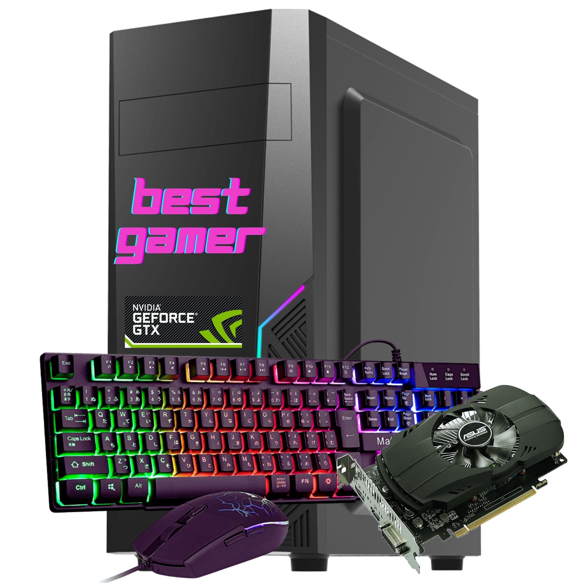 Amazon.co.jp: 【整備済み品】WaffleMK ゲーミングPC タワー型 Core i5