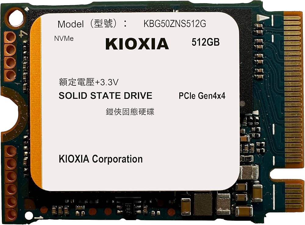 Amazon | KIOXIA SSD 512GB M.2 2230 30mm NVMe PCIe 4.0 Gen 4 x 4