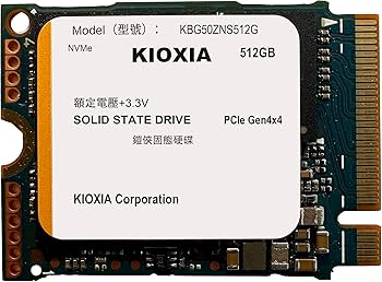 Amazon.com: KIOXIA SSD 512GB M.2 2230 30mm NVMe PCIe 4.0 Gen 4 x 4