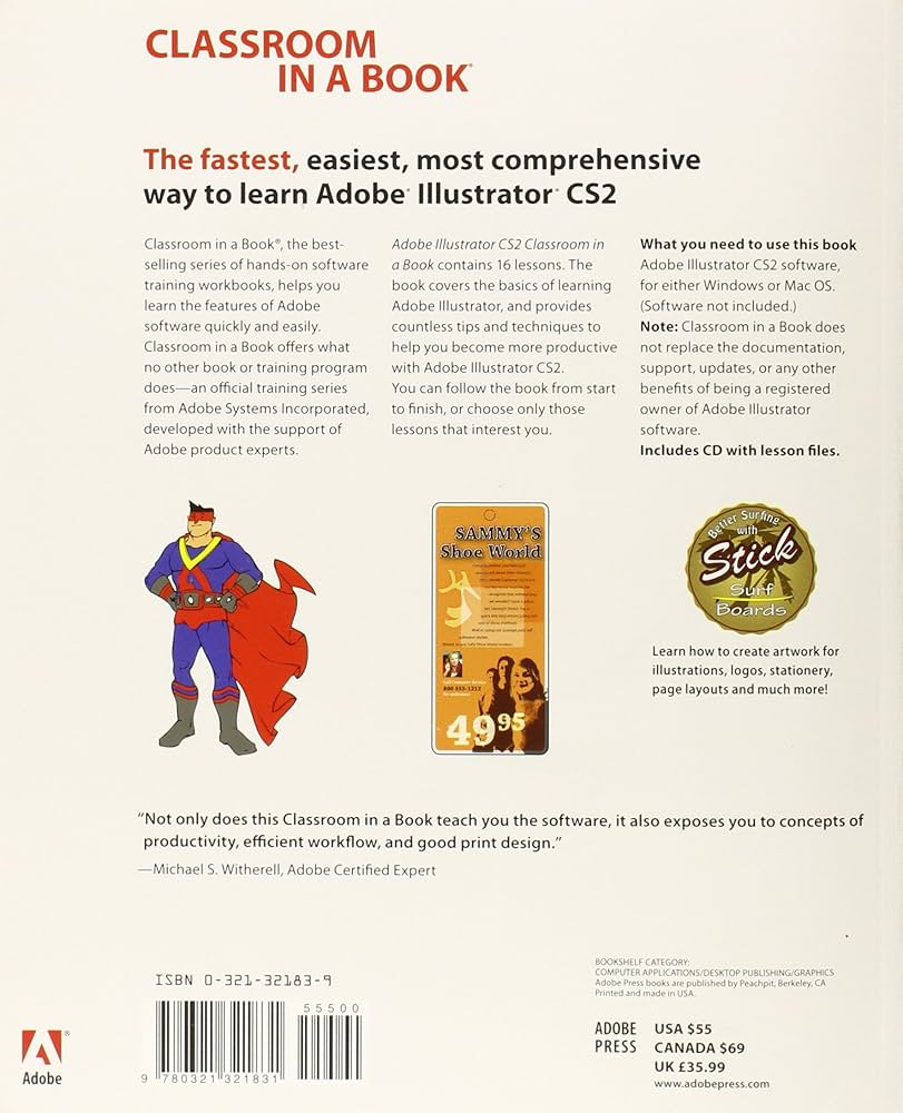 Adobe Illustrator CS2 Classroom in a Book (CD-Rom Included): Adobe