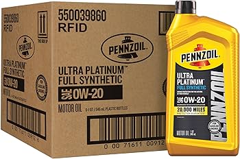 Amazon | Pennzoil ウルトラプラチナ フルシンセティック 0W-20