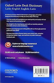 Oxford Latin Desk Dictionary: Morwood, James: 9780198610700