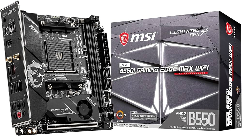 Amazon | MSI MPG B550I GAMING EDGE MAX WIFI マザーボード Mini-ITX