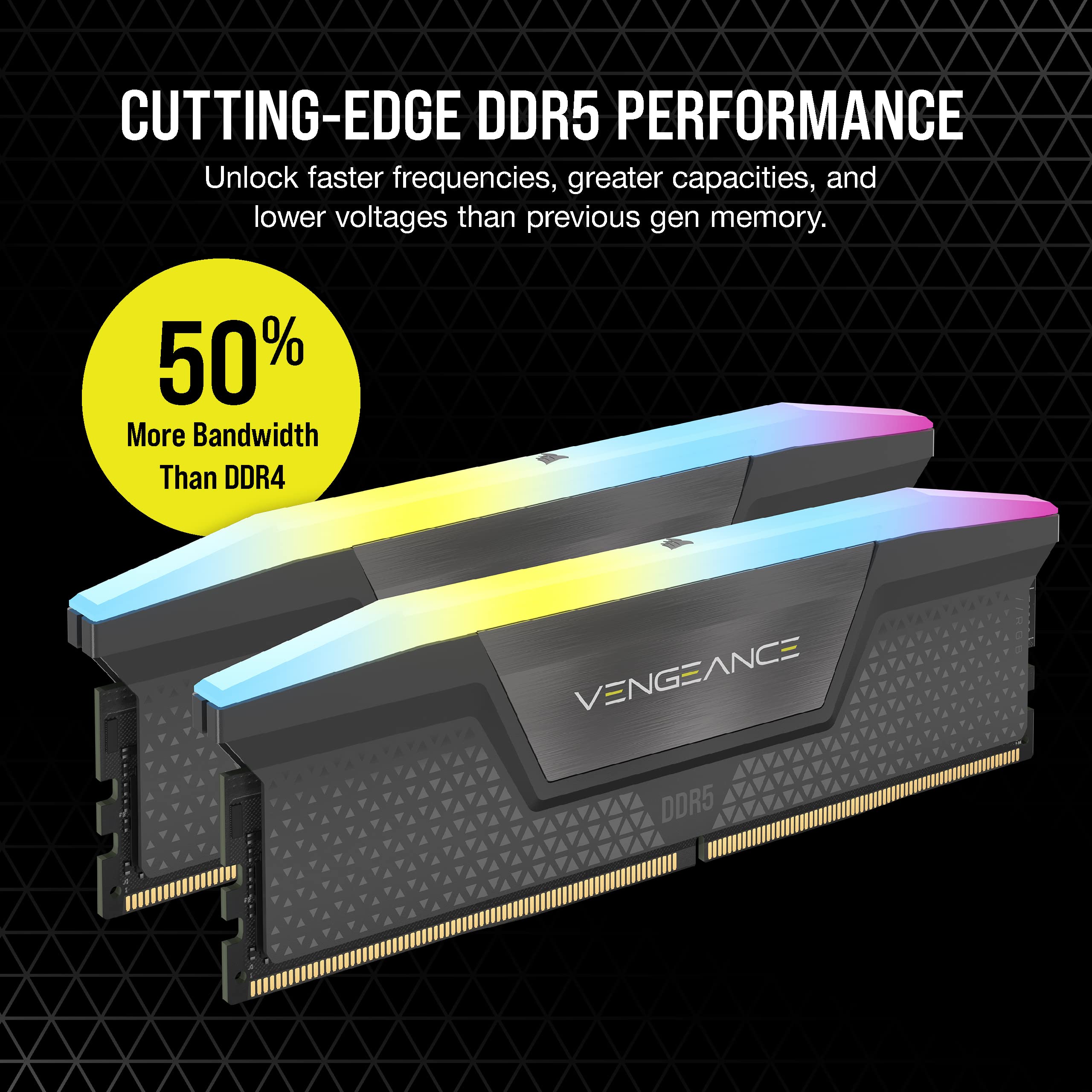 Amazon | CORSAIR DDR5-5200MHz デスクトップPC用メモリ VENGEANCE RGB
