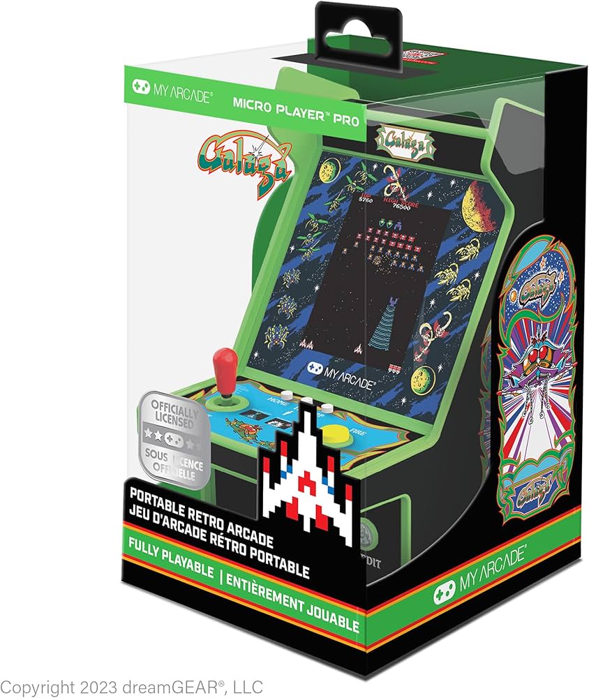 Amazon.co.jp: My Arcade Galaga Micro Player Pro、2 ゲーム in 1