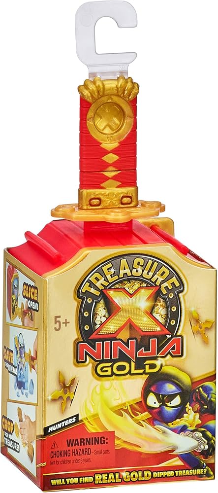 Amazon.com: TREASURE X 41625 Ninja Gold Hunters Single Pack-Styles