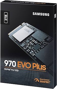 Samsung 970 EVO Plus 2 TB PCIe NVMe M.2 (2280) Internal Solid