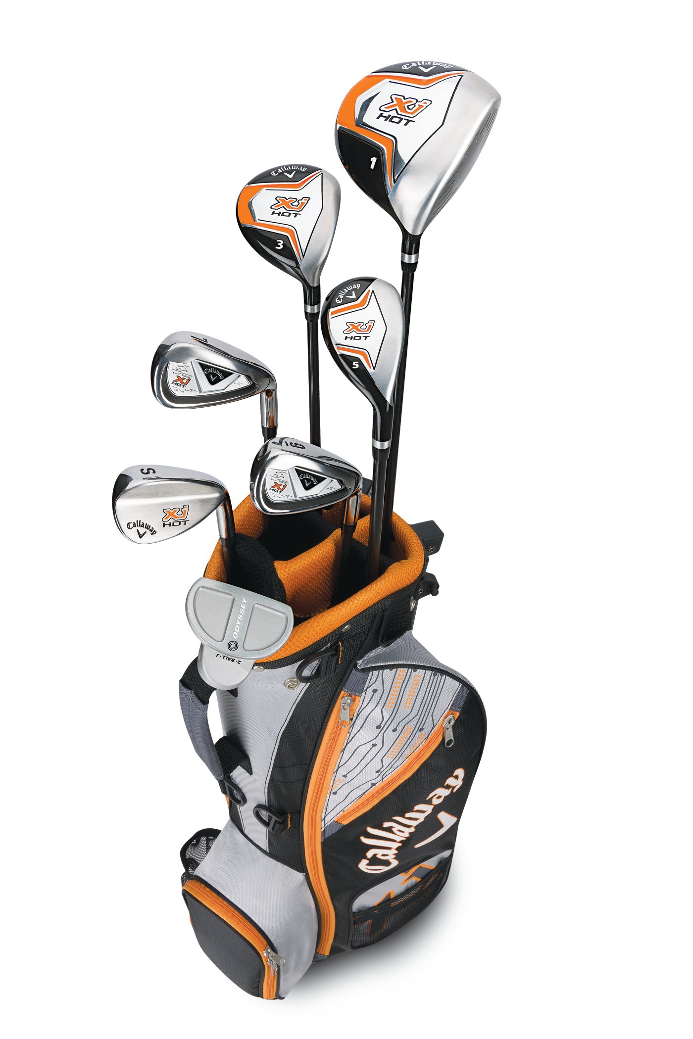 Amazon.co.jp: Callaway ボーイズ XJホットジュニアキッズゴルフクラブ