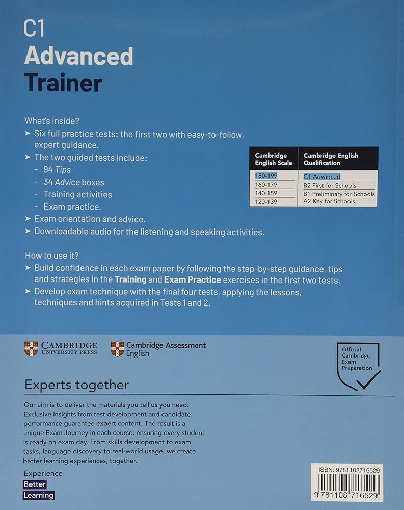 Amazon.com: C1 Advanced Trainer 2. Six Practice Tests without