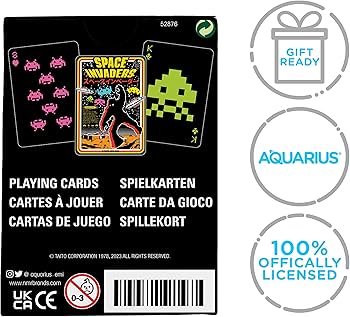 Amazon.co.jp: AQUARIUS Space Invaders トランプ – スペース