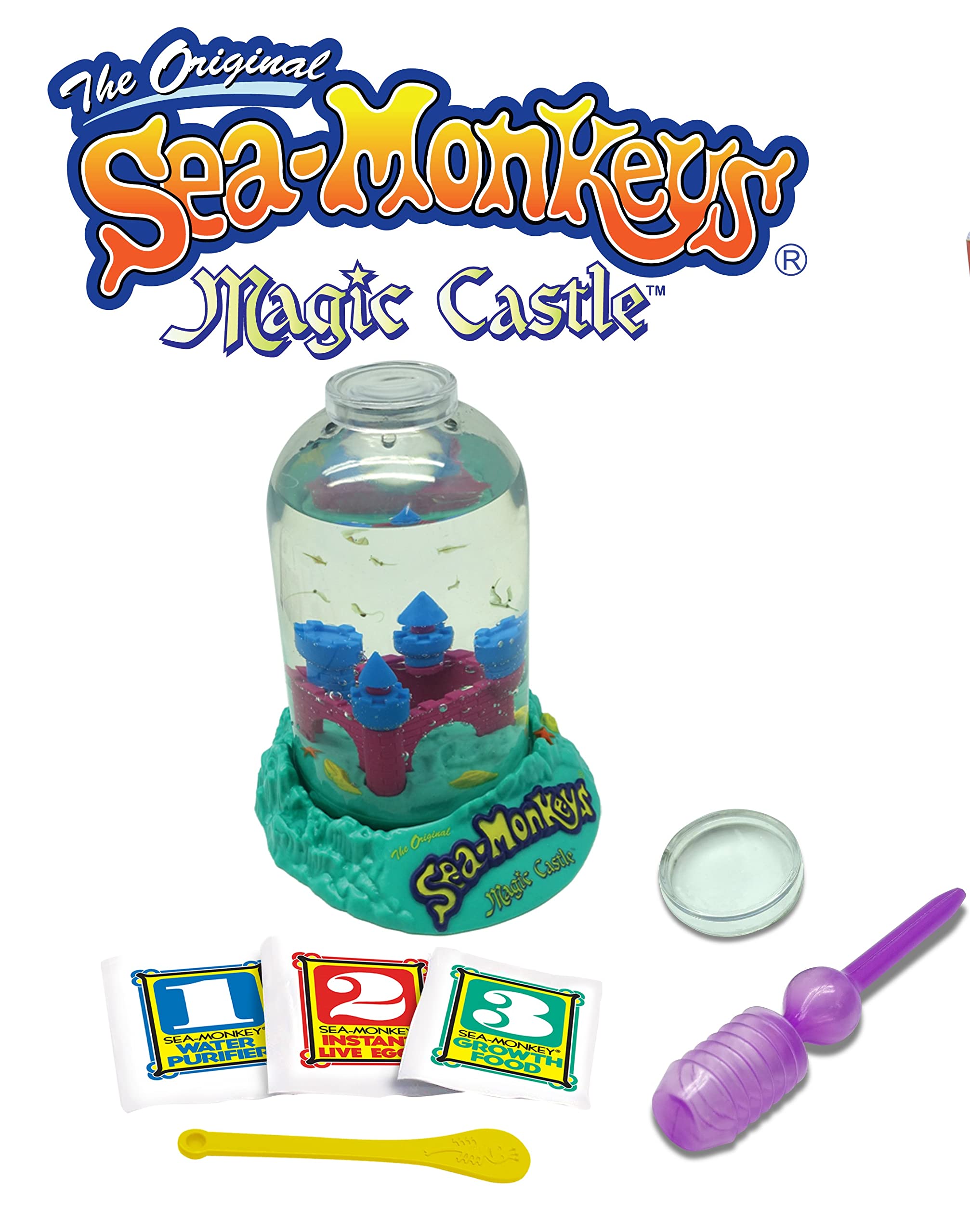 Sea-Monkeys Magic Castle - Aquarium, Starter Kit Create The