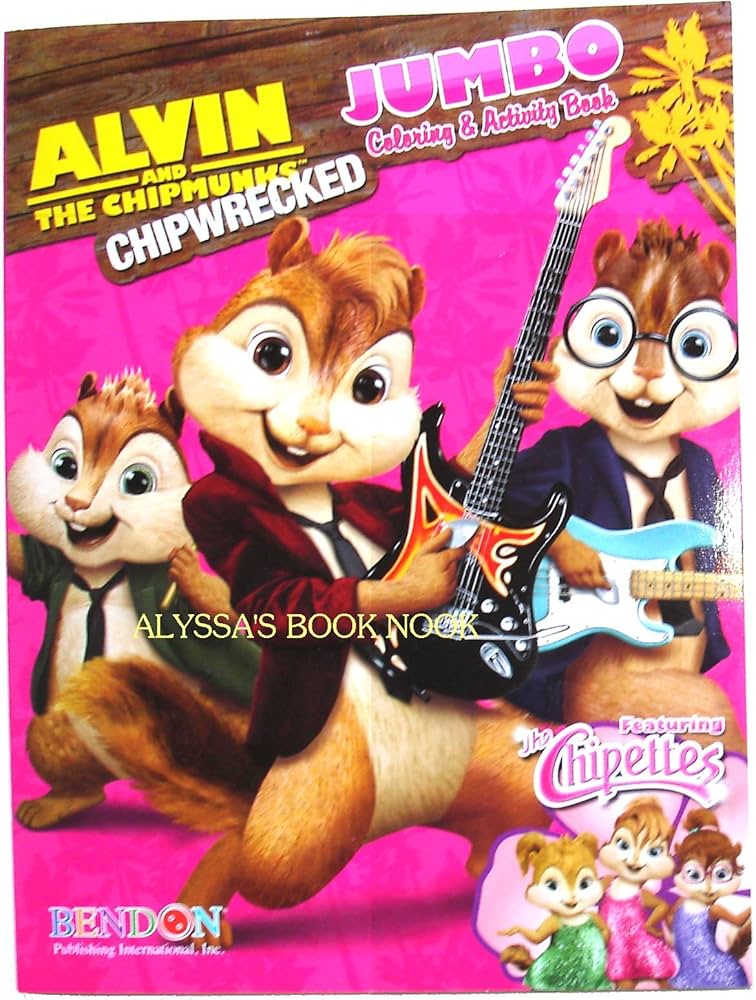 Amazon.com: Alvin & the Chipmunks - Chipwrecked Jumbo Coloring