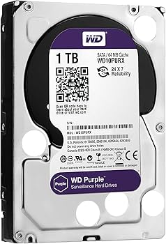 WD 1 TB WD Purple SATA III Intellipower 64 MB Cache Bulk/OEM AV
