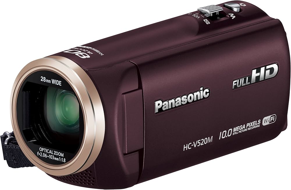 Amazon | パナソニック デジタルハイビジョンビデオカメラ V520 内蔵