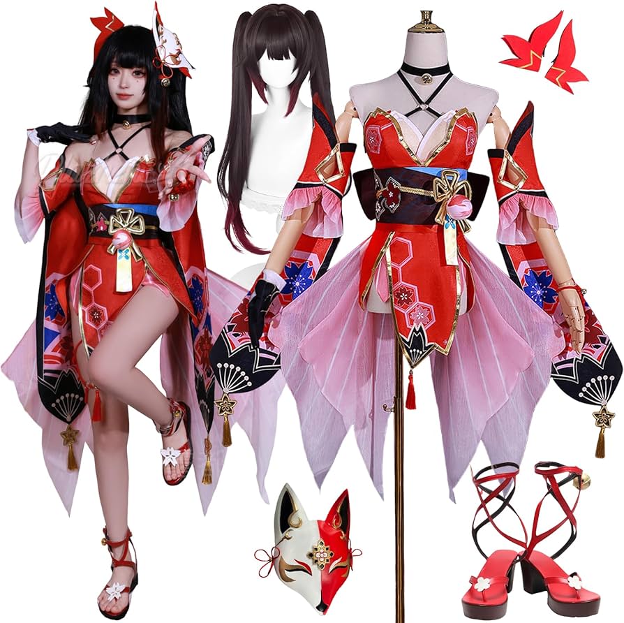 Amazon.co.jp: [Plazhen] 崩壊:スターレイル 花火 コスプレ衣装 はなび