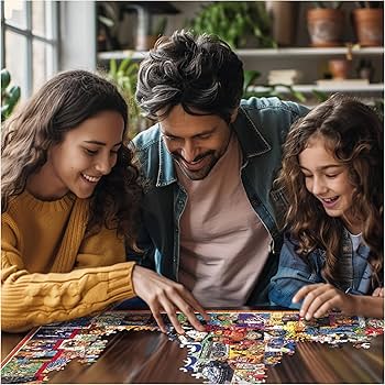 White Mountain Puzzles The Eighties - 1000 Piece Jigsaw Puzzle