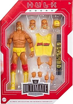 Mattel WWE Action Figures, Hulk Hogan Ultimate Edition Fan
