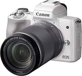 Amazon.co.jp: Canon EOSKISSMWH-18150ISSTM EOS Kiss M Mirrorless