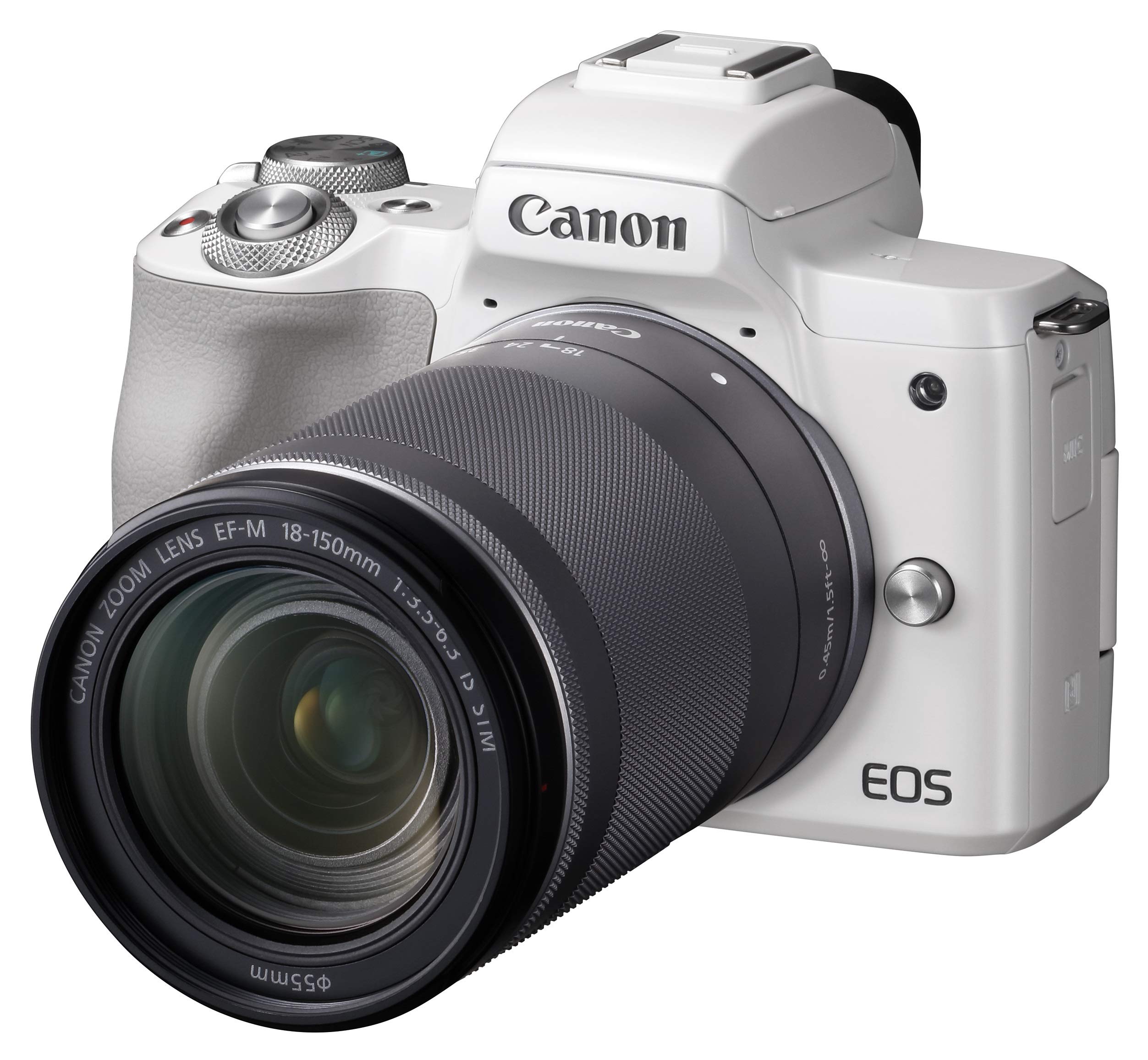 Amazon.co.jp: Canon EOSKISSMWH-18150ISSTM EOS Kiss M Mirrorless