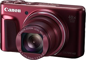 Amazon | Canon デジタルカメラ PowerShot SX720 HS レッド 光学40倍