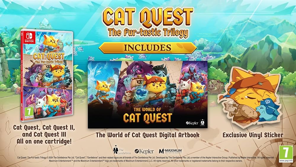 Amazon.com: Cat Quest The Fur-tastic Trilogy for Nintendo Switch