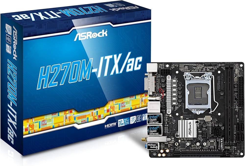 Amazon | ASRock Intel H270チップセット搭載 Mini-ITXマザーボード