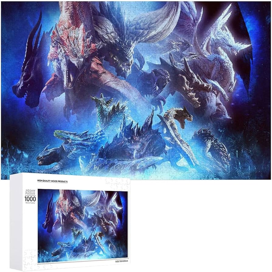 Amazon.co.jp: モンスターハンターライズ ジグソーパズル 漫画の