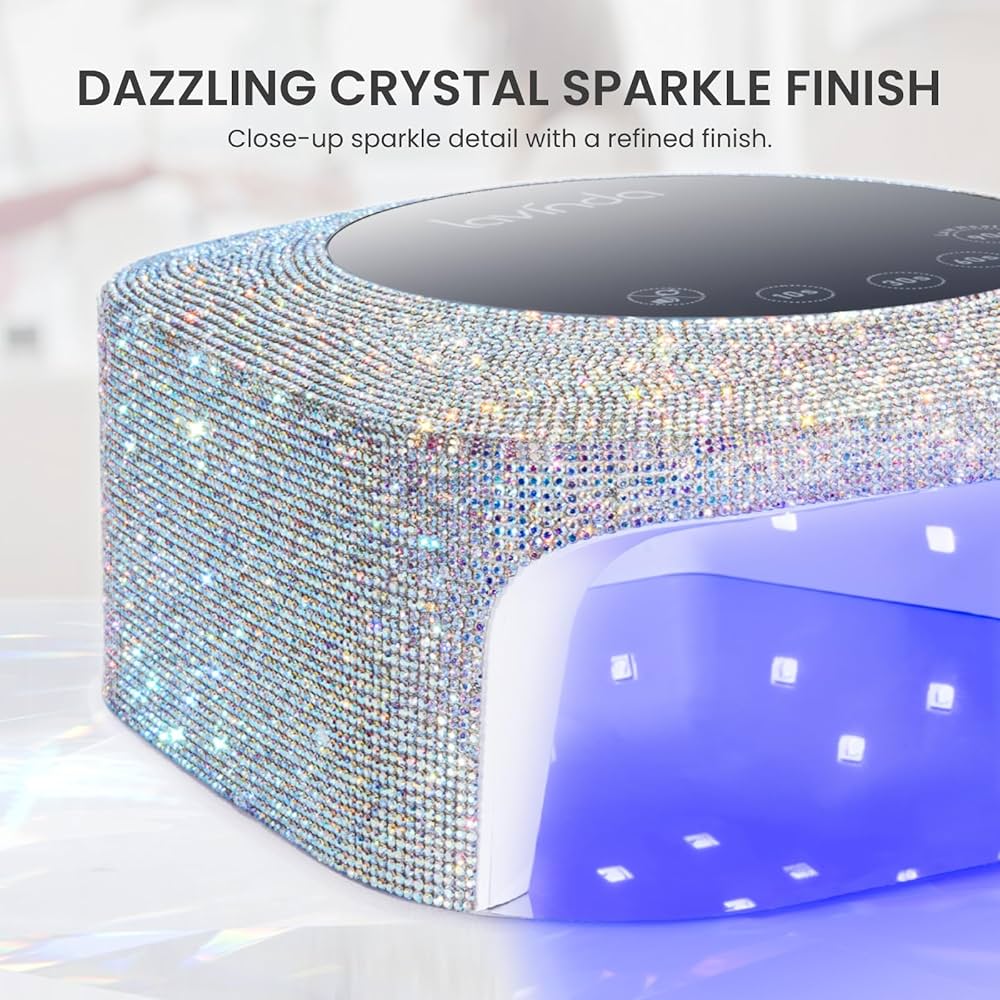 Amazon.com : Lavinda UV LED Nail Lamp, 54W Rechargeable Cordless