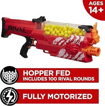 Amazon.com: Nerf Rival Nemesis MXVII-10K, Red (Amazon Exclusive