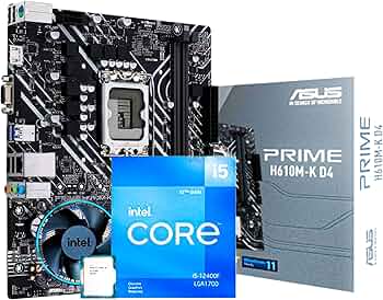CPU & MOTHERBOARD BUNDLE INTEL I5-12400F 6 CORE 12 THREADS & ASUS