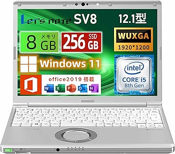 Amazon.co.jp: 【整備済み品】 ノートパソコン Let's note CF-SV8 軽量