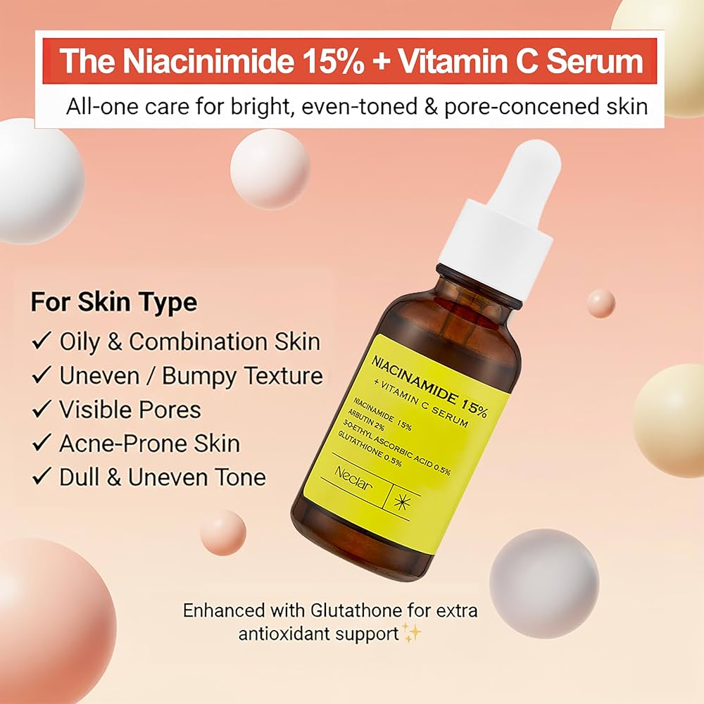 Amazon.com: Niacinamide Serum for Face - 15% Niacinamide with