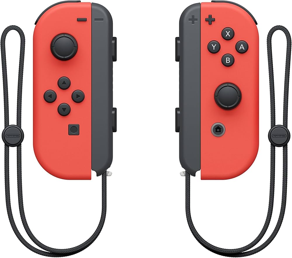 Amazon.com: Nintendo Left and Right Joy-Cons (L/R) - Neon Red (HAC