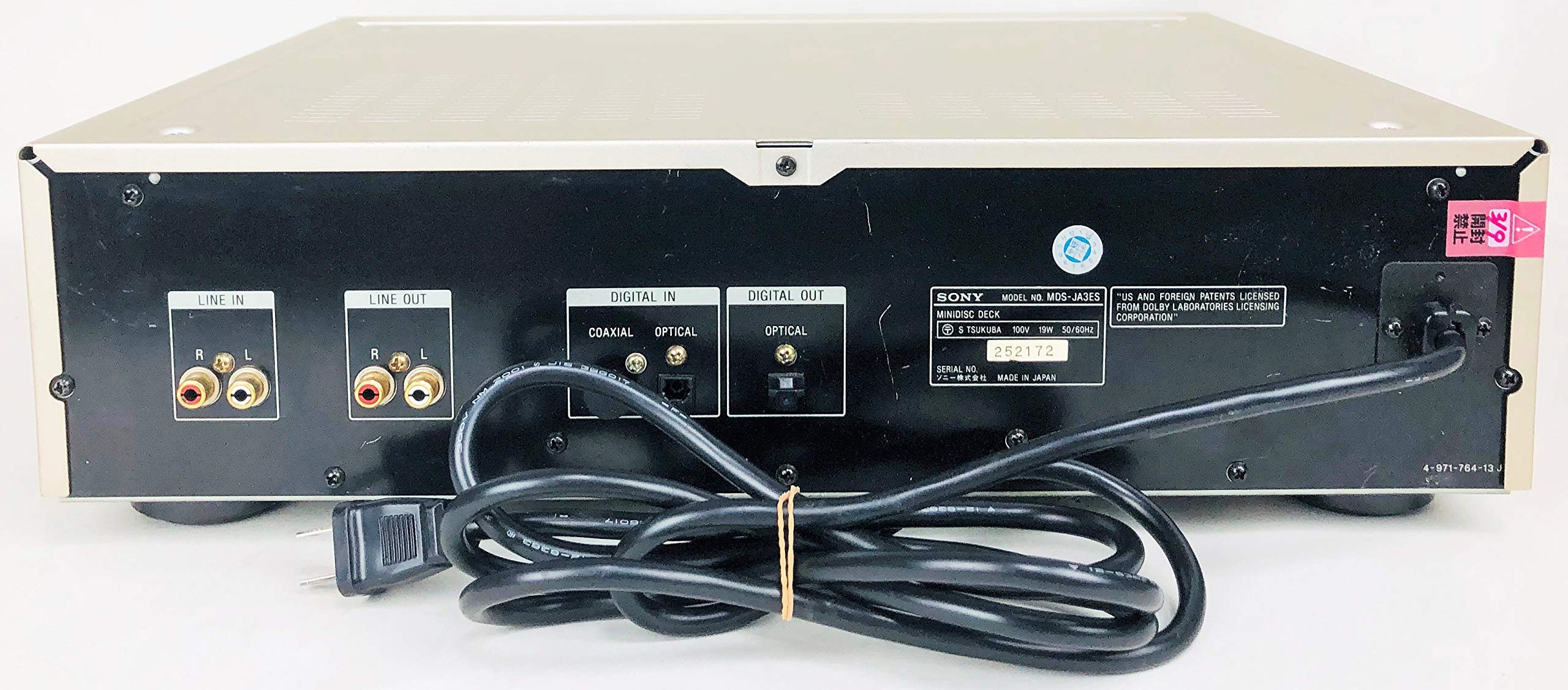 SONY MDSJA3ES MDデッキ 中古 現状品 純正リモコン付き ギズ小 SONY