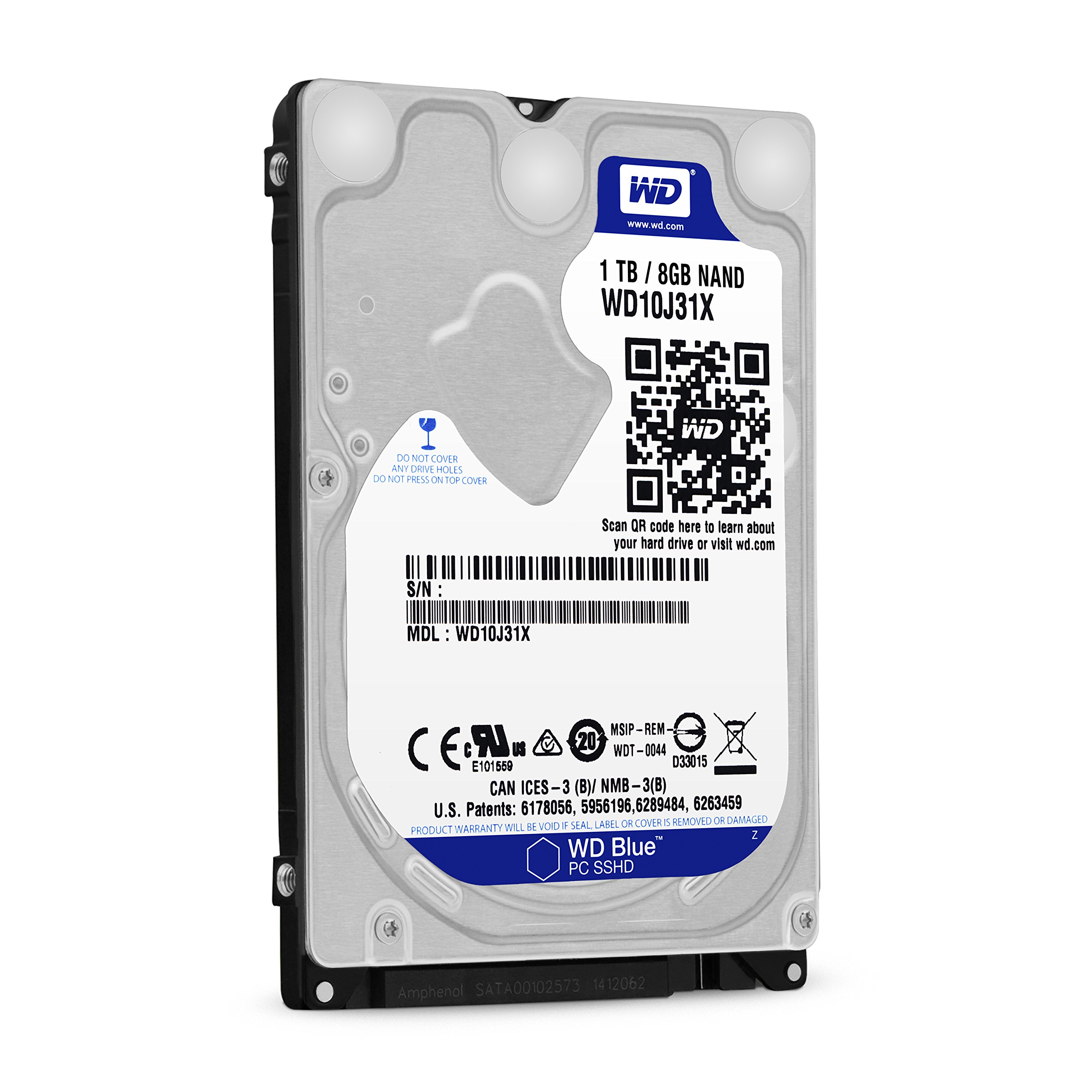 Amazon | WD SSHD 内蔵ドライブ 2.5インチ 1TB+MLC8GB WD Blue SSHD