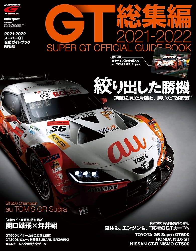 2021−2022スーパーGT 公式ガイドブック 総集編 【付録】 ポスター