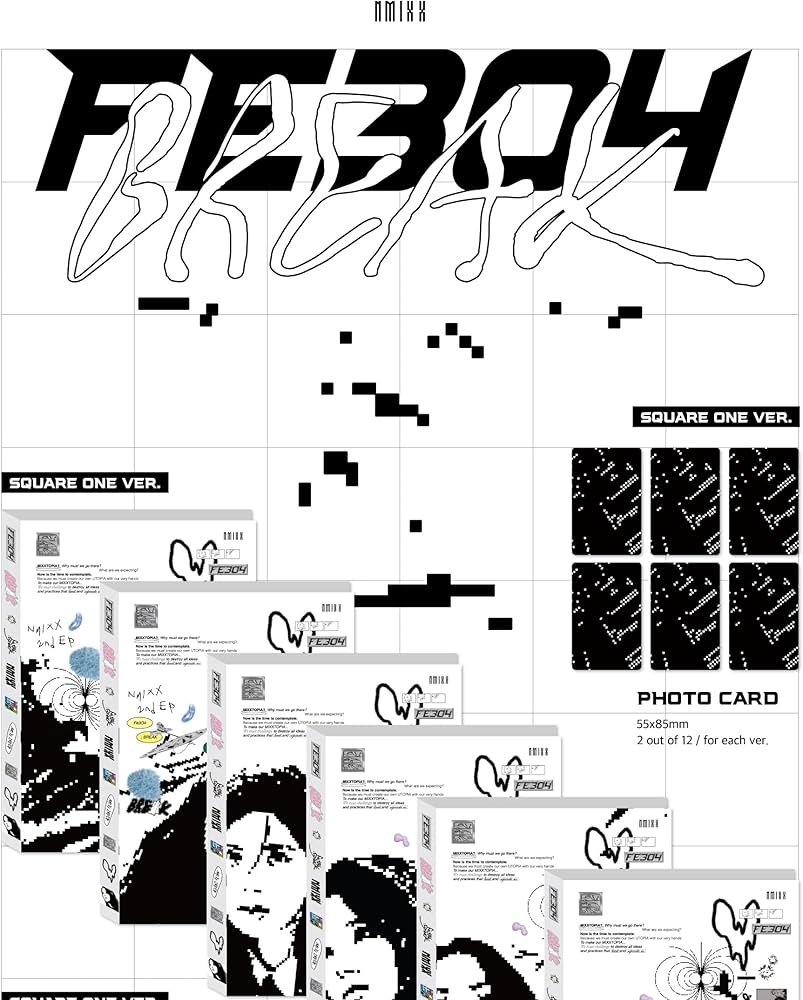 Amazon.com: KPOP NMIXX Fe3O4 : Break 2nd Mini Album Standard