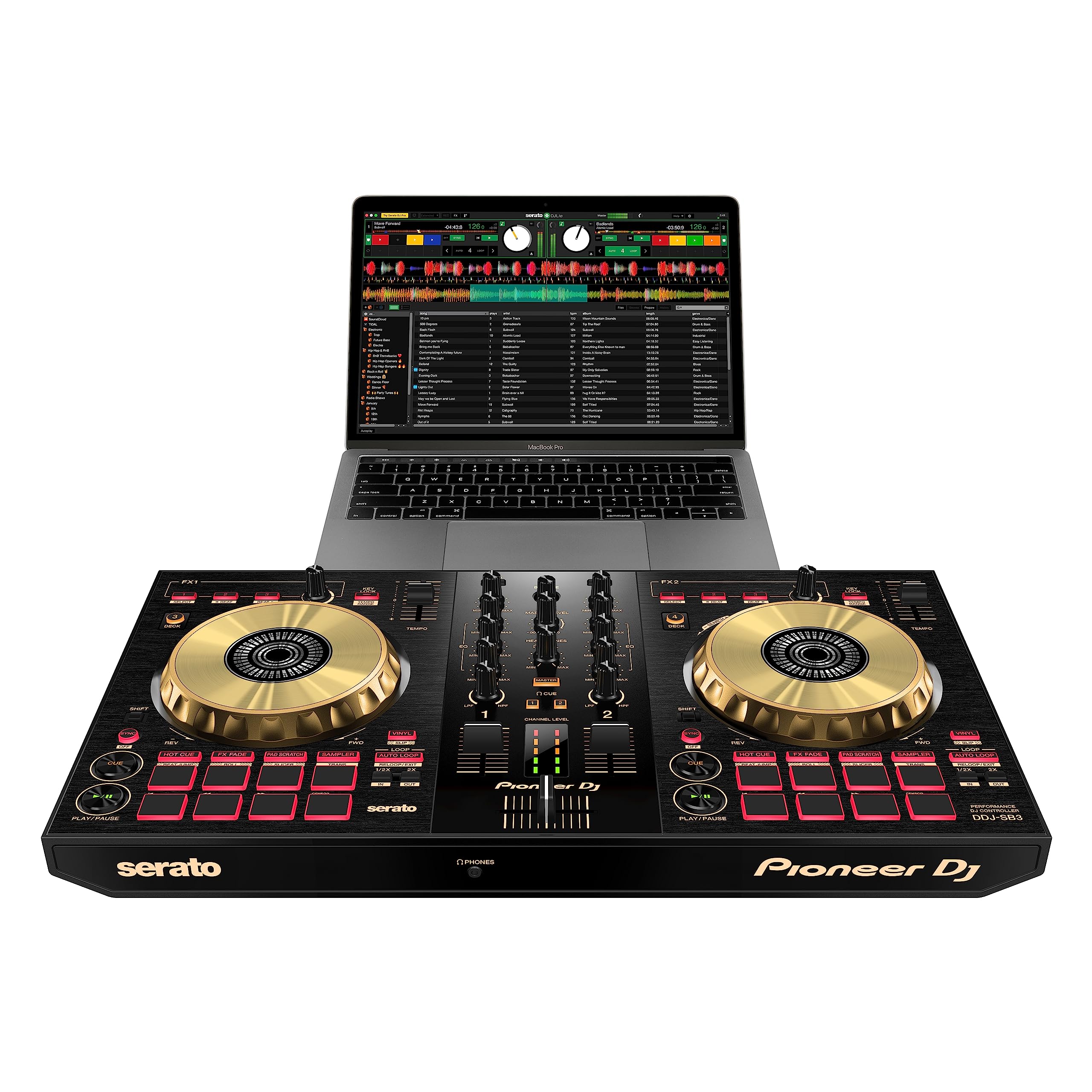 Pioneer DJ Controlador de DJ (DDJ-SB3-N) : Amazon.com.br