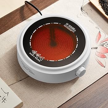 Amazon | ポカロティー 電気コンロ 遠赤外線加熱 お茶用 電熱ヒーター