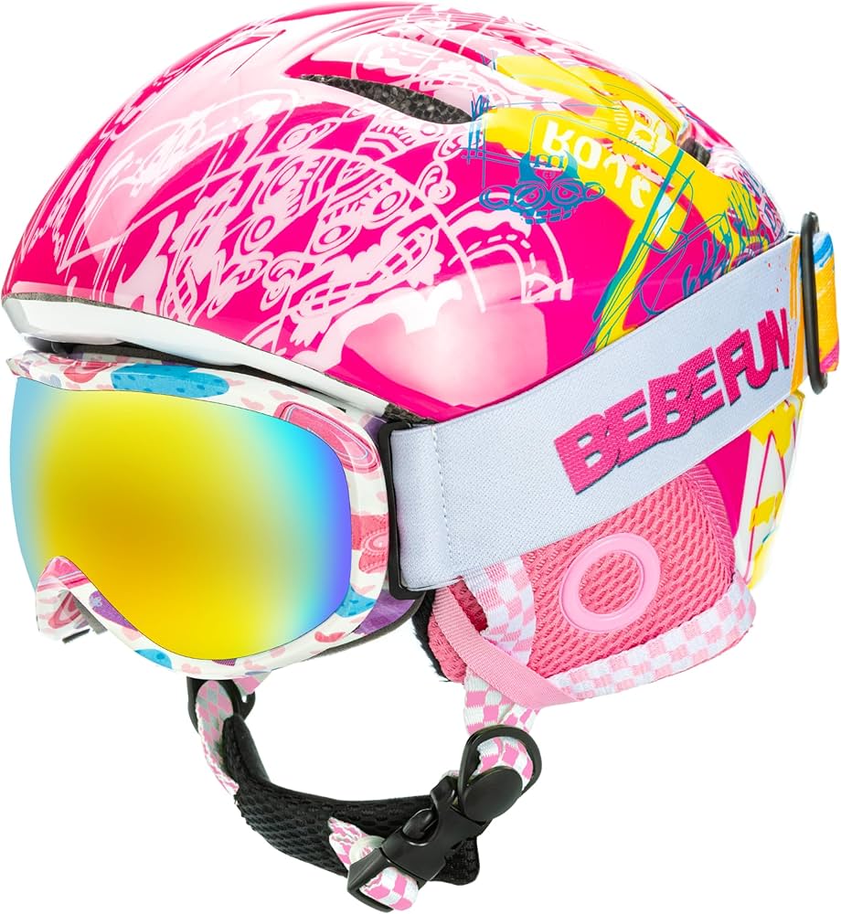 POC スキーヘルメット SL レーシング ホワイト/イエロー/ピンク POC